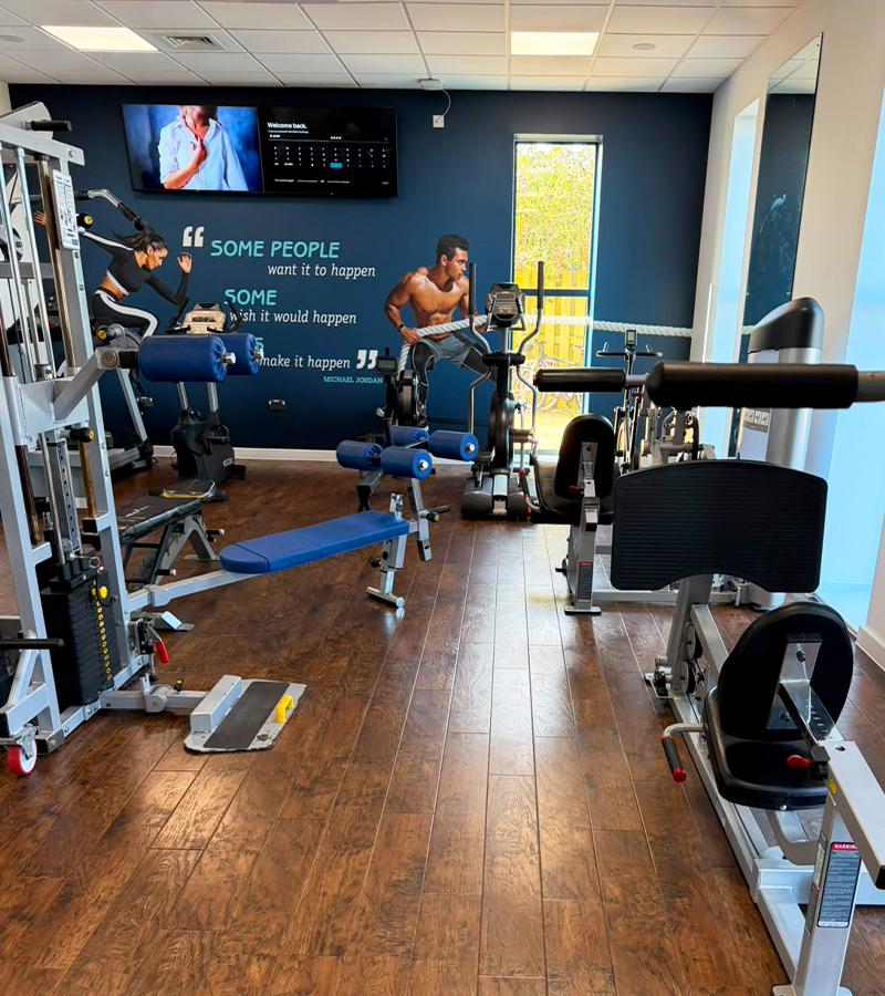 Gym at Ashford International Truck Stop